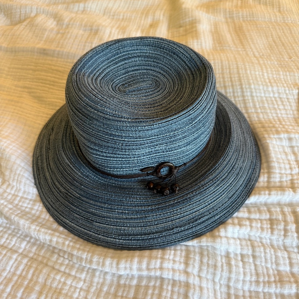 Kooringal Australia Blue Braided Packable Sun Hat - 100% Polyester (Like New) - Picture 5 of 7